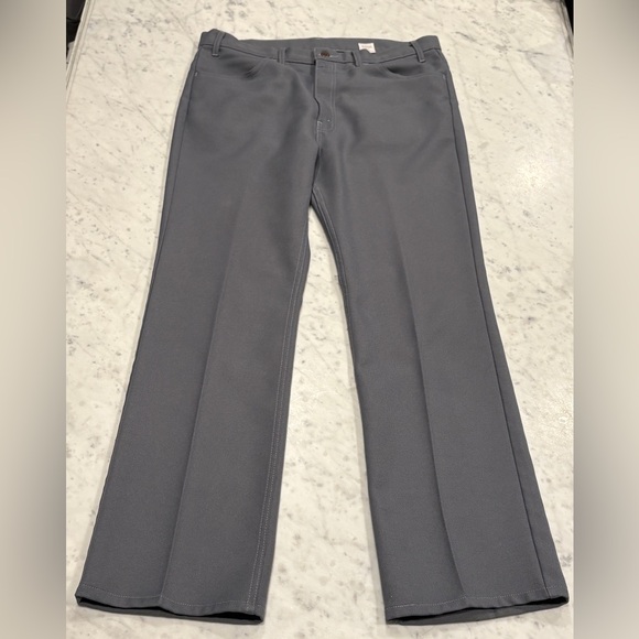 Levi's Other - Vintage Levi’s Polyester Mens Boot Cut Slacks, Mens 38x32, Gray, Exc condition!